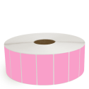 4" x 2" Hot Pink - Thermal Transfer Labels - 3" Core / 12" Outer Diameter (No Perf) - Freezer Grade Adhesive