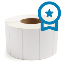 4" x 2" White - Thermal Transfer Labels - 3" Core (No Perf) - PET Liner