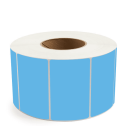 4" x 2.5" Dark Blue - Direct Thermal Labels - 3" Core - Removable Adhesive
