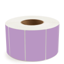 4" x 2.5" Grape - Direct Thermal Labels - 3" Core - Acrylic