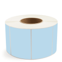 4" x 3" Blue - Direct Thermal Labels - 3" Core (No Perf) - Freezer Grade Adhesive