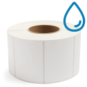 4" x 3" Polypropylene - Direct Thermal Labels - 3" Core (No Perf) - Freezer Grade Adhesive