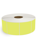 4" x 4" Chartreuse - Direct Thermal Labels - 3" Core / 12" Outer Diameter (No Perf) - Removable Adhesive