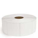 4" x 4" White - Direct Thermal Labels - 3" Core / 12" Outer Diameter (No Perf) - Acrylic