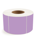 4" x 4" Grape - Direct Thermal Labels - 3" Core - Removable Adhesive