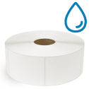 4" x 5" Polypropylene - Direct Thermal Labels - 3" Core / 12" Outer Diameter (No Perf) - Removable Adhesive