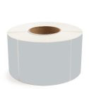 4" x 5" Gray - Direct Thermal Labels - 3" Core - Removable Adhesive