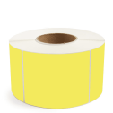 4" x 5" Yellow - Direct Thermal Labels - 3" Core