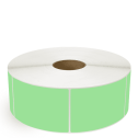 4" x 5" Fluorescent Green - Thermal Transfer Labels - 3" Core / 12" Outer Diameter (No Perf) - Freezer Grade Adhesive