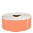 4" x 8" Orange - Direct Thermal Labels - 3" Core / 12" Outer Diameter (No Perf) - Acrylic