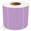 6" x 4" Grape - Direct Thermal Labels - 3" Core