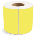 6" x 8" Yellow - Thermal Transfer Labels - 3" Core - Acrylic