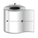 6" x 9" Blockout - Thermal Transfer Labels - 3" Core - Freezer Grade Adhesive