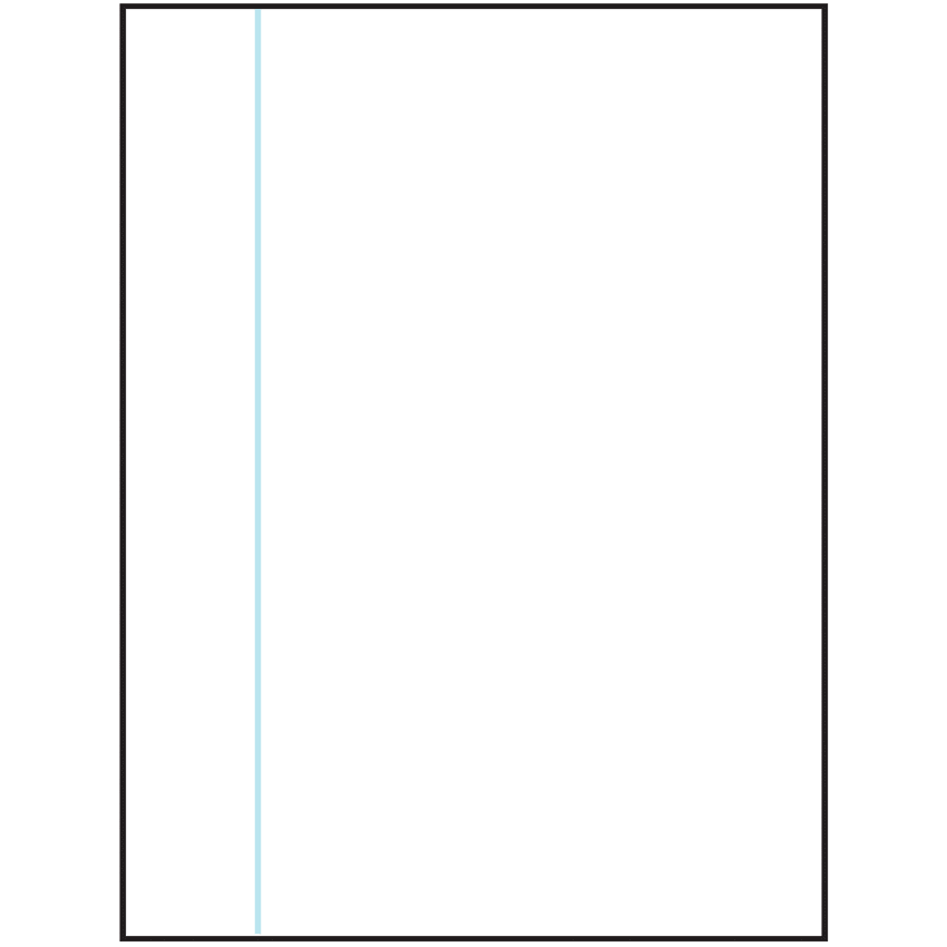 8.5" x 11" Clear Matte Rectangular Sheet Labels