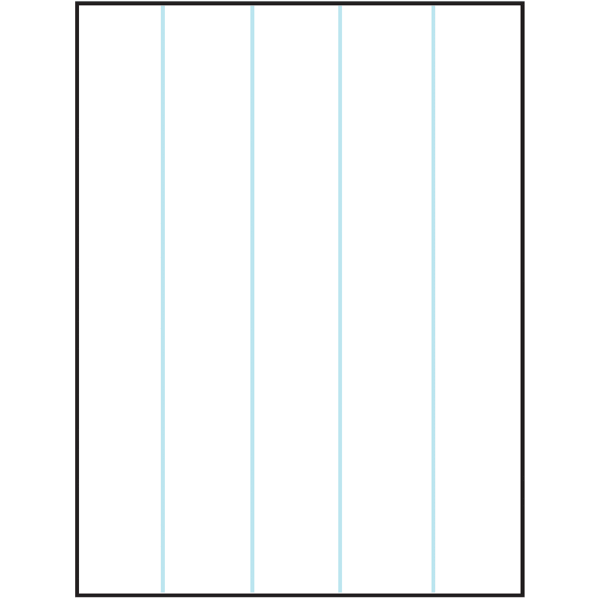 8.5" x 11" Clear Matte Rectangular Sheet Labels