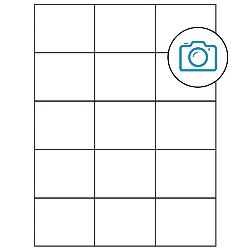 2.83" x 2.2" Photo Gloss Rectangular Sheet Labels