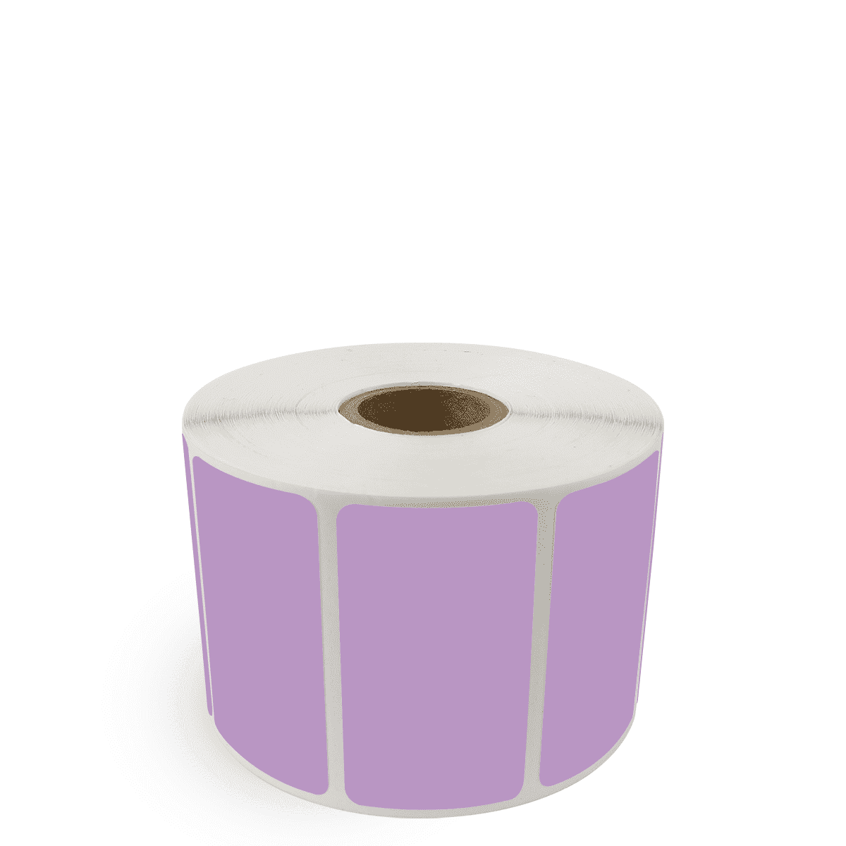 2.25" x 1.25" Grape - Direct Thermal Labels - 1" Core - Removable Adhesive