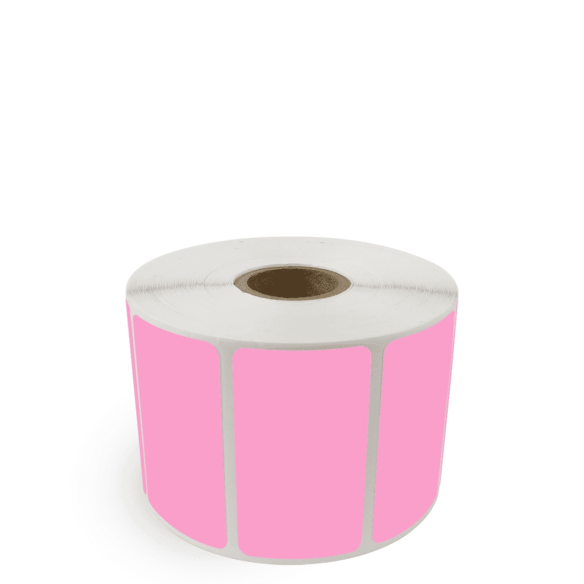 2.25" x 1.25" Hot Pink - Thermal Transfer Labels - 1" Core - Acrylic