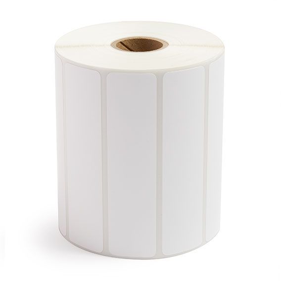 4" x 1" White - Direct Thermal Labels - 1" Core - Acrylic