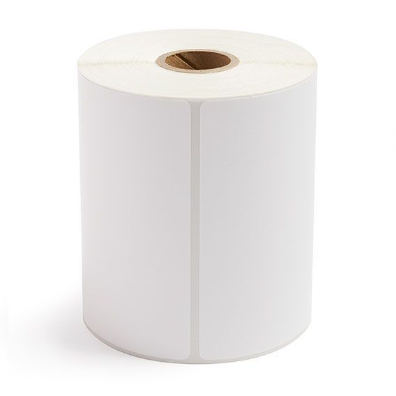 4" x 6" White - Thermal Transfer Labels - 1" Core