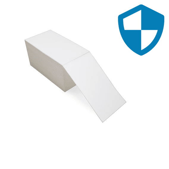 4" x 7" Top Coated - Direct Thermal Labels - Fanfold
