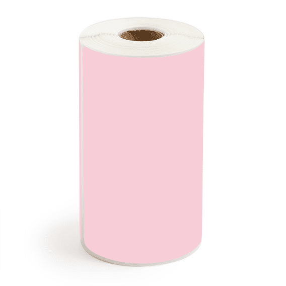 4" x 2" Pink - Direct Thermal Labels - 0.75" Core - Removable Adhesive