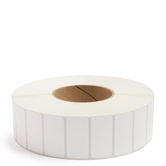 2" x 1" Inkjet Roll Labels - 3" Core / 6" OD - Gloss Polypropylene