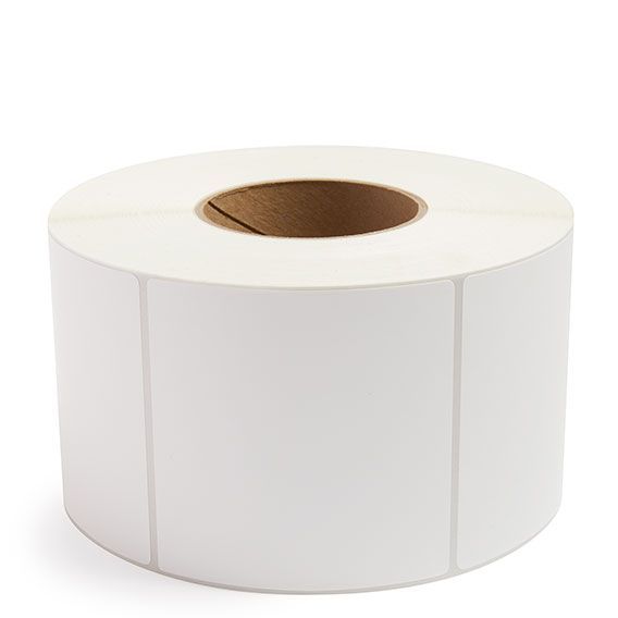 4" x 4" Inkjet Roll Labels - 3" Core / 8" OD - Matte Polypropylene
