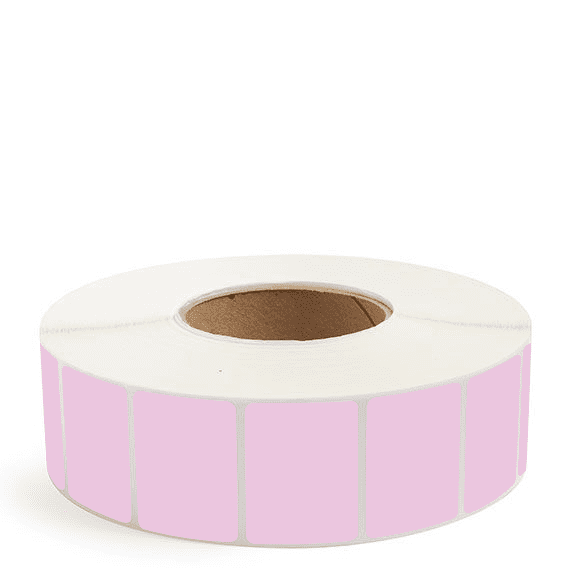 2" x 1.5" Purple - Thermal Transfer Labels - 3" Core - Removable Adhesive