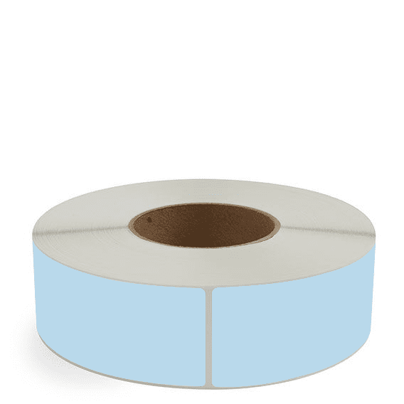 2" x 6" Blue - Direct Thermal Labels - 3" Core - Acrylic