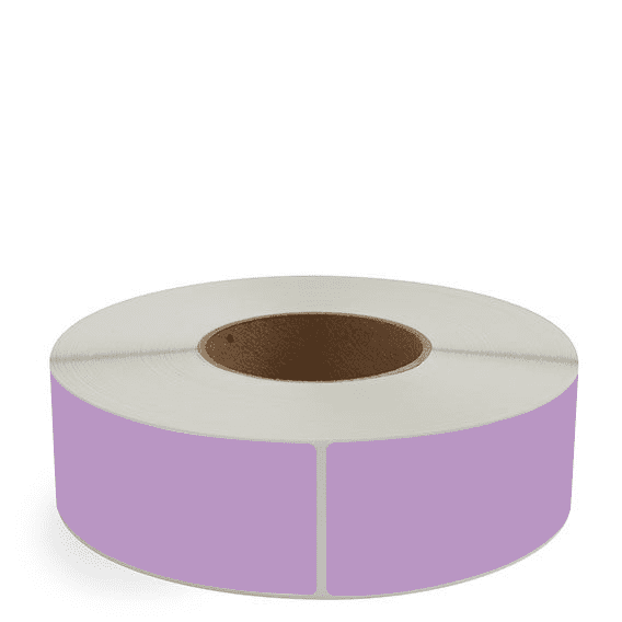 2" x 6" Grape - Thermal Transfer Labels - 3" Core - Acrylic