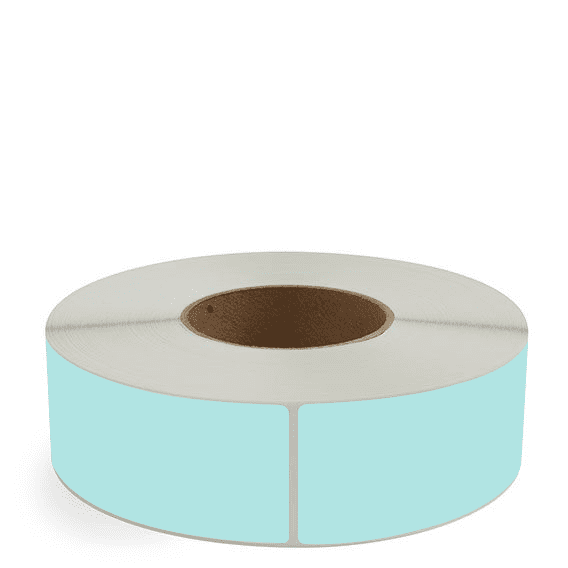 2" x 6" Green - Thermal Transfer Labels - 3" Core - Removable Adhesive