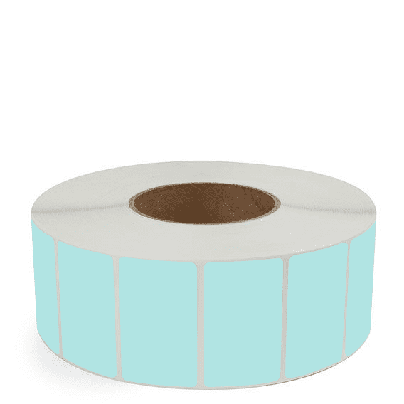 2.5" x 1.5" Green - Thermal Transfer Labels - 3" Core - Acrylic