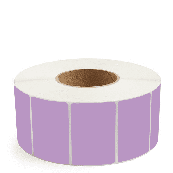 3" x 2" Grape - Direct Thermal Labels - 3" Core - Acrylic