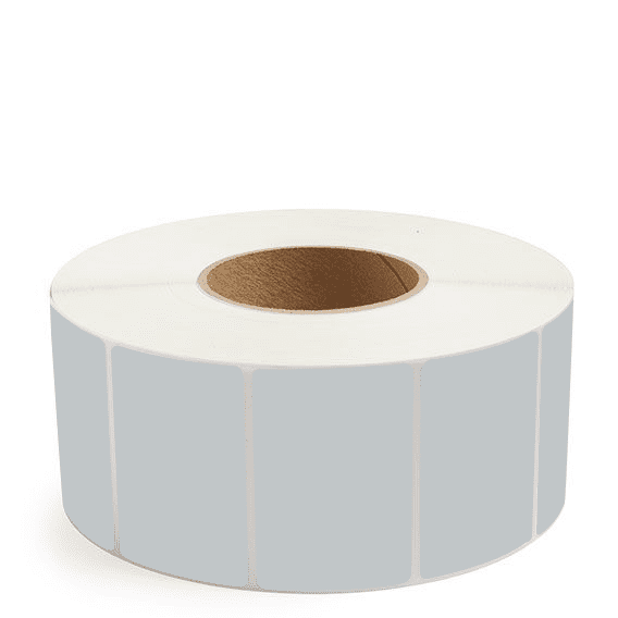 3" x 2" Gray - Direct Thermal Labels - 3" Core - Acrylic