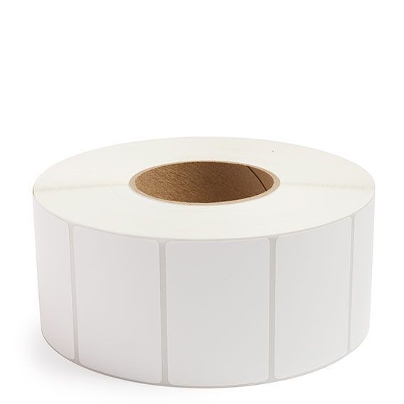 3" x 2" White - Thermal Transfer Labels - 3" Core - Removable Adhesive