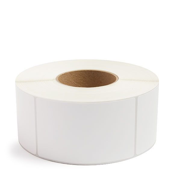 3" x 5" White - Thermal Transfer Labels - 3" Core (No Perf) - Removable Adhesive