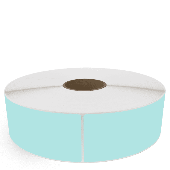 3" x 10" Green - Direct Thermal Labels - 3" Core / 12" Outer Diameter (No Perf) - Freezer Grade Adhesive