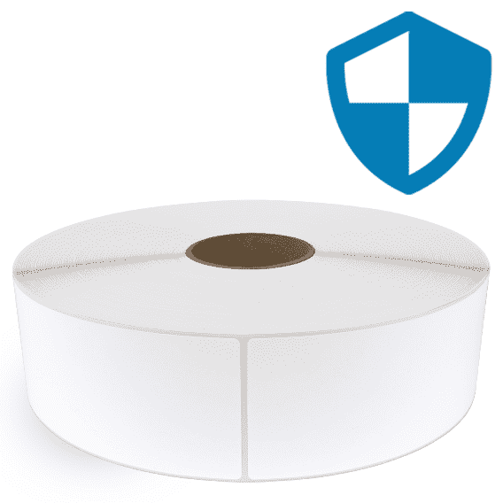 3" x 10" Top Coated - Direct Thermal Labels - 3" Core / 12" Outer Diameter (No Perf) - Freezer Grade Adhesive