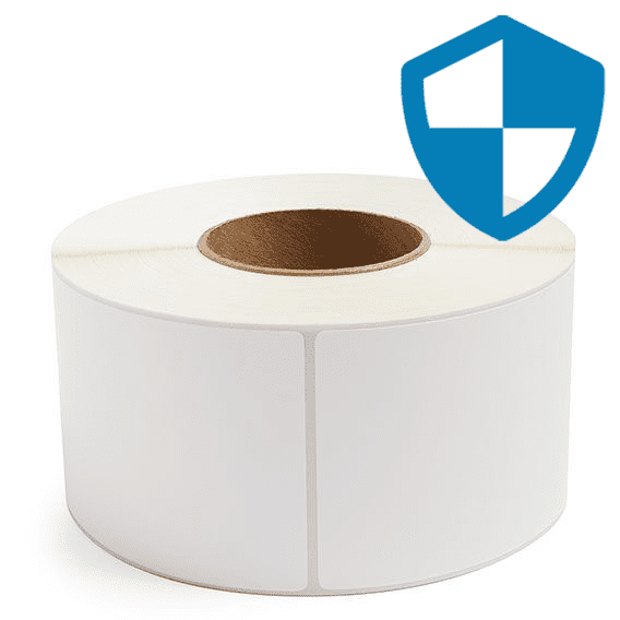 3.5" x 8" Top Coated - Direct Thermal Labels - 3" Core - Removable Adhesive