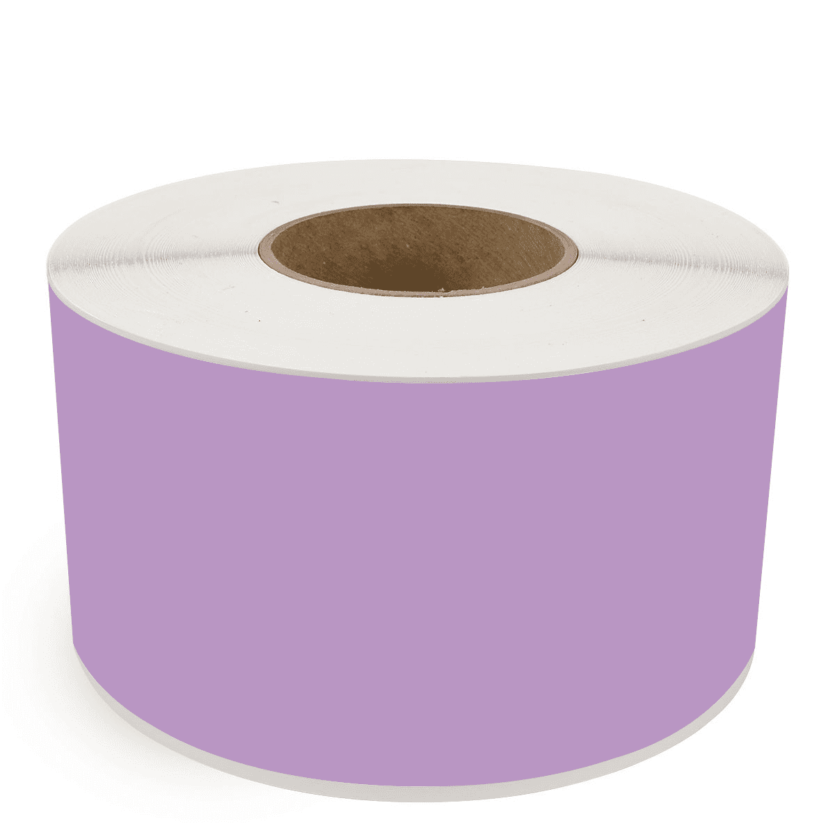 4" x 510' Continuous Feed Grape - Thermal Transfer Labels - 3" Core - Removable Adhesive