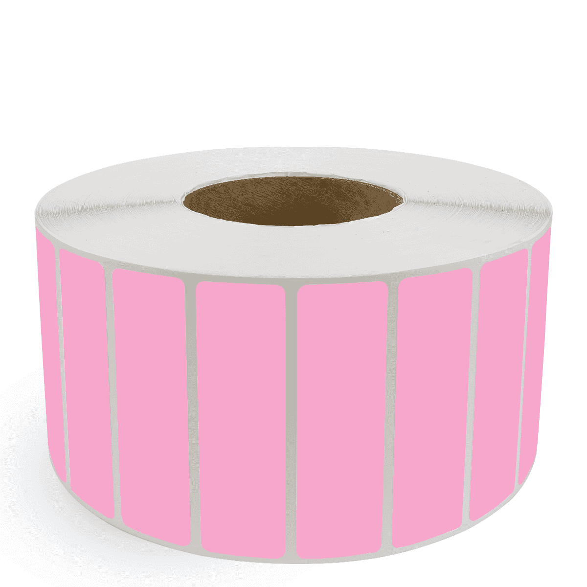 4" x 1" Hot Pink - Thermal Transfer Labels - 3" Core - Removable Adhesive