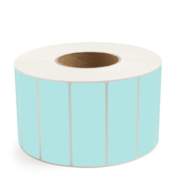 4" x 1.5" Green - Thermal Transfer Labels - 3" Core - Removable Adhesive