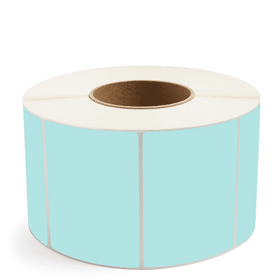 4" x 3" Green - Direct Thermal Labels - 3" Core