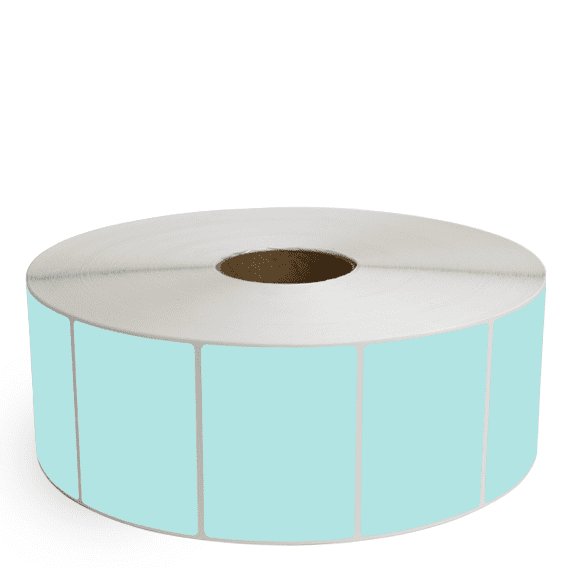 4" x 3" Green - Thermal Transfer Labels - 3" Core / 12" Outer Diameter (No Perf) - Acrylic