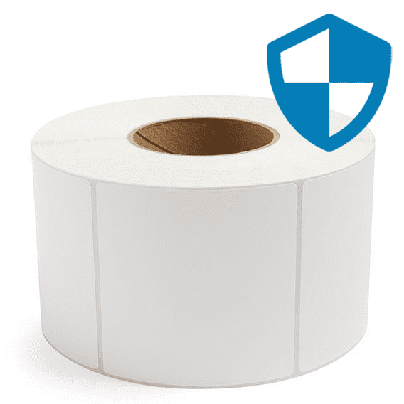 4" x 4" Top Coated - Direct Thermal Labels - 3" Core