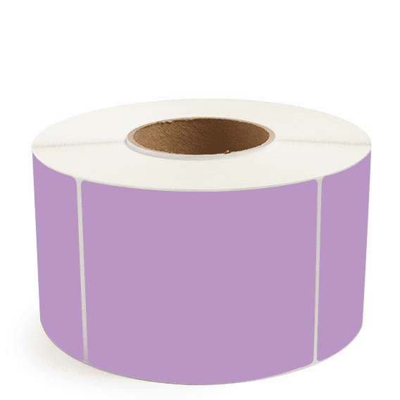 4" x 5" Grape - Direct Thermal Labels - 3" Core - Removable Adhesive
