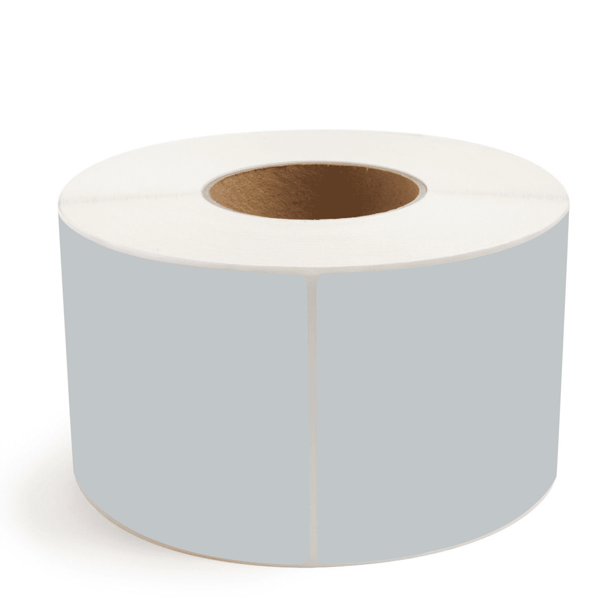 4" x 6.5" Gray - Direct Thermal Labels - 3" Core - Freezer Grade Adhesive