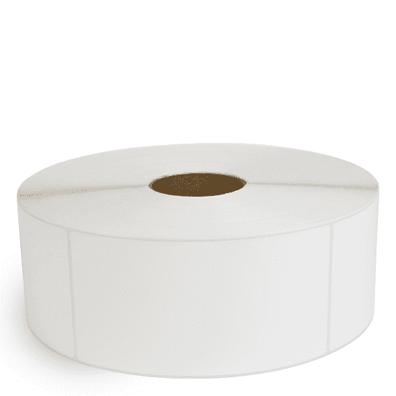 4" x 8" White - Thermal Transfer Labels - 3" Core / 12" Outer Diameter (No Perf)