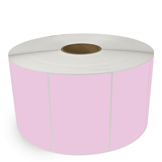 6" x 4" Purple - Direct Thermal Labels - 3" Core / 12" Outer Diameter (No Perf) - Freezer Grade Adhesive